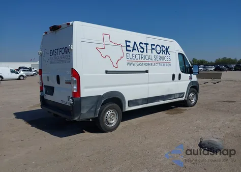 2021 Ram Promaster 2500 High Roof 159 Wb from USA, damaged, VIN 3C6LRVDG4ME555433